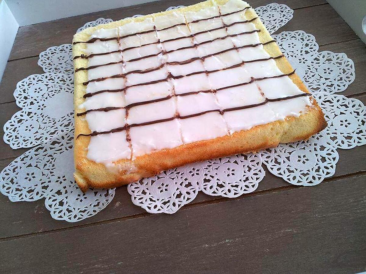 recette Gâteau au citron et son glaçage façon mille-feuille