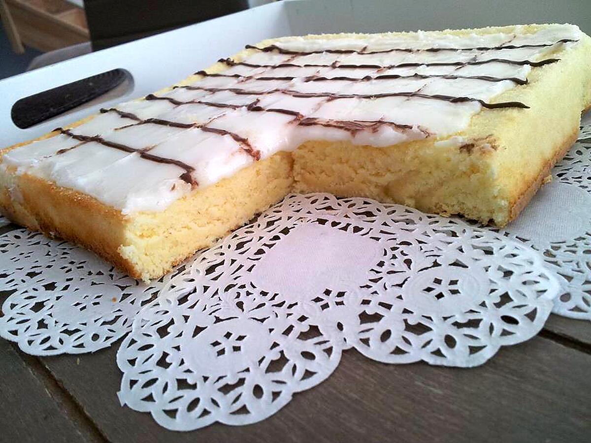 recette Gâteau au citron et son glaçage façon mille-feuille