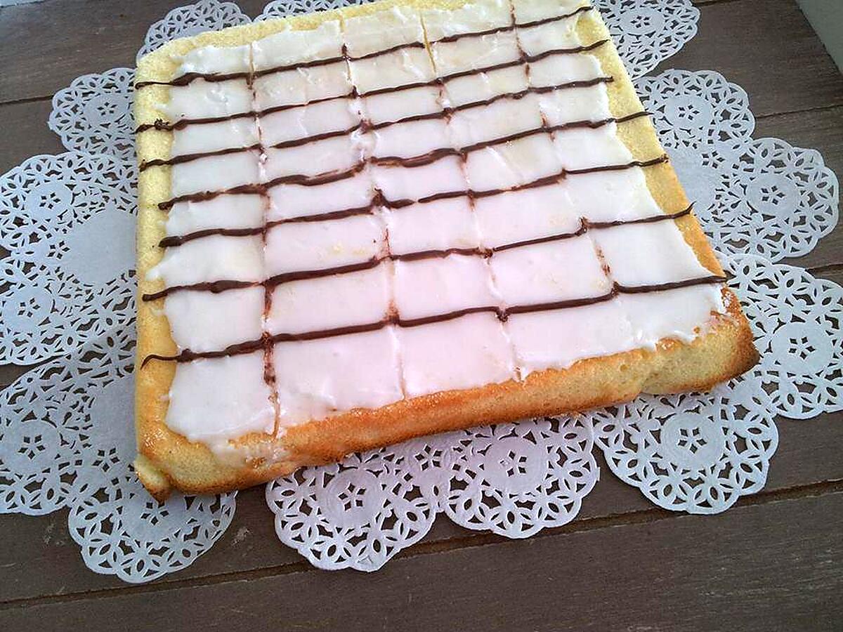 recette Gâteau au citron et son glaçage façon mille-feuille