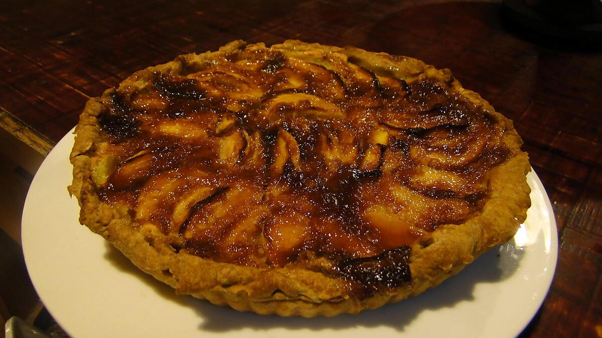 recette Tarte aux pommes et aux amandes