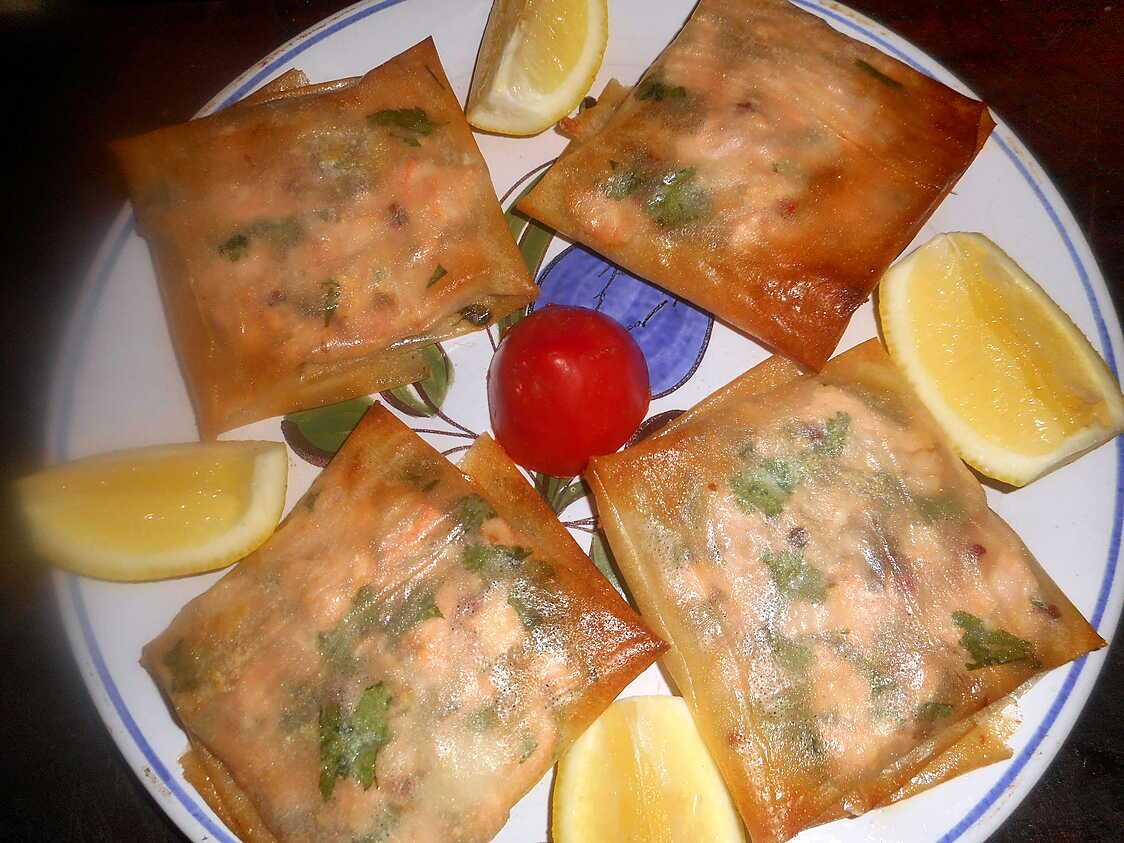 Recette de Bricks au saumon par jeanmerode