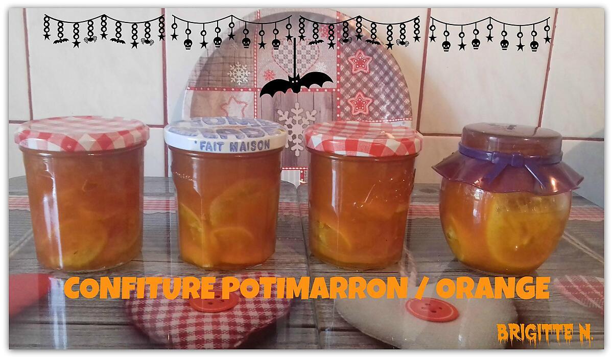 recette CONFITURE POTIMARRON / ORANGE dans le COOKEO