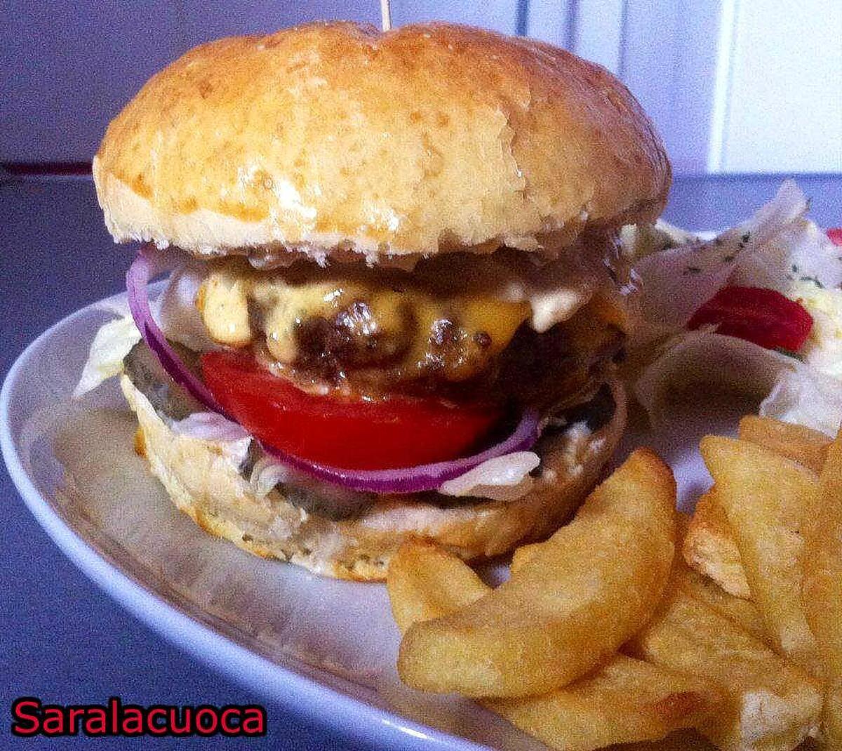 recette Hamburger ( pain maison )