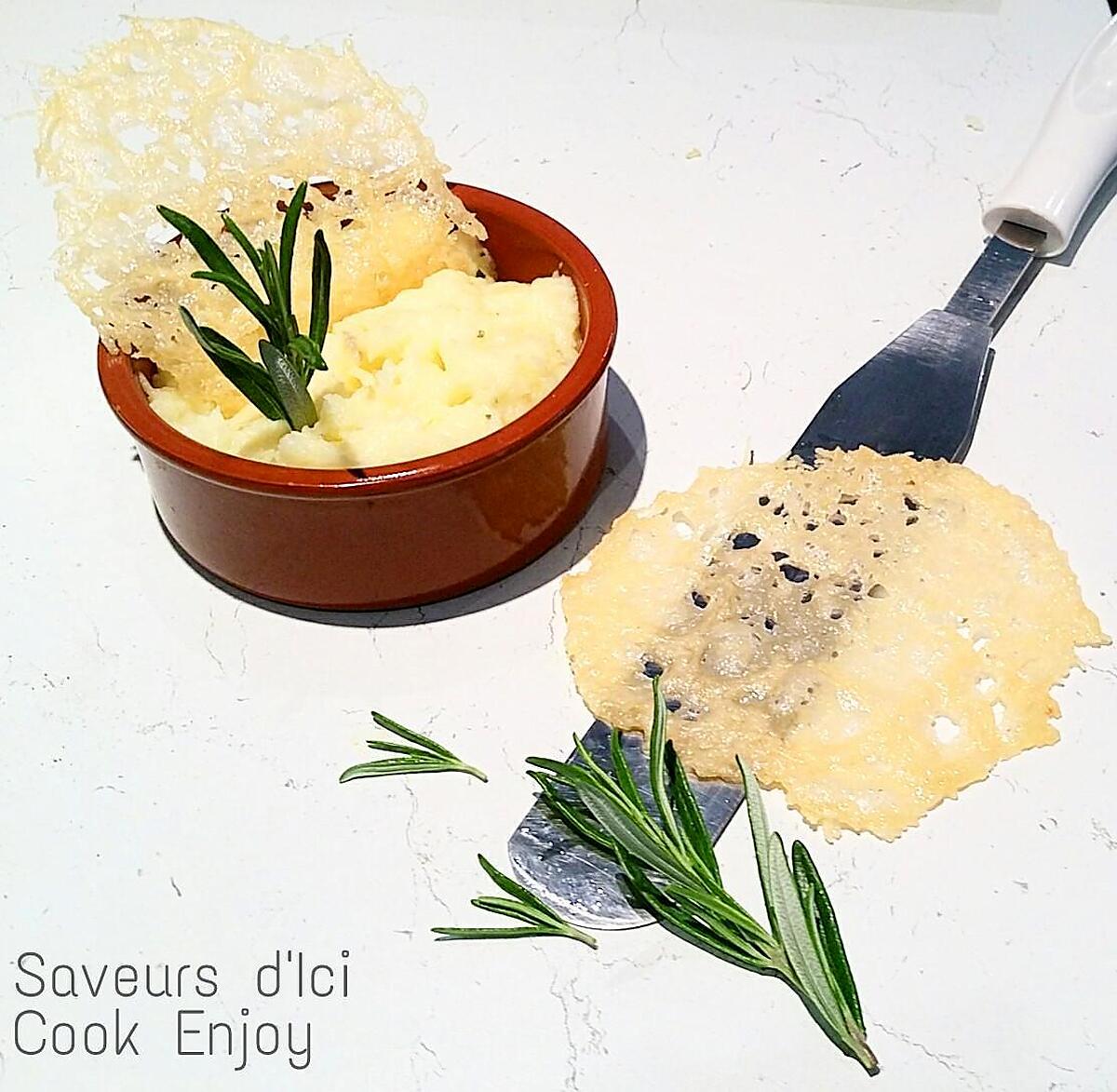 recette Ecrasé de Panais et tuiles de Parmesan