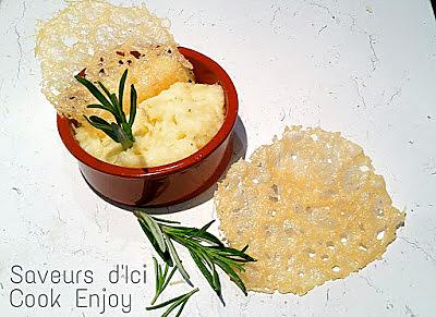 recette Ecrasé de Panais et tuiles de Parmesan