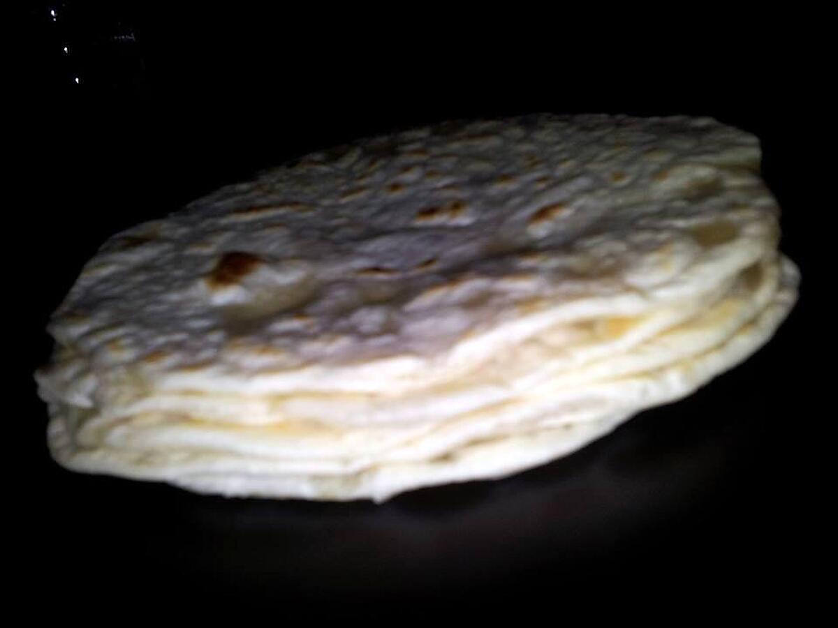 recette Galettes tortillas mexicaine fait maison