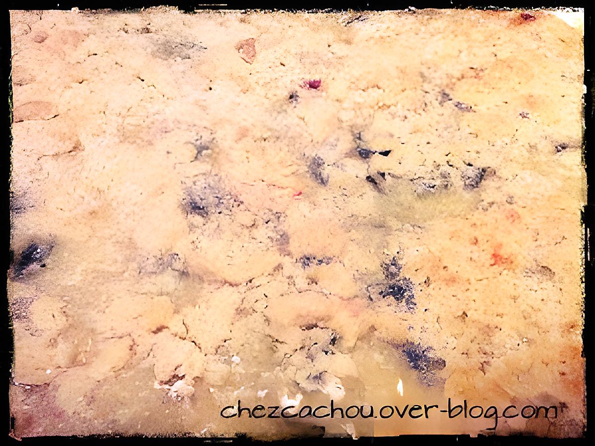 recette Crumble courgettes chèvre et miel