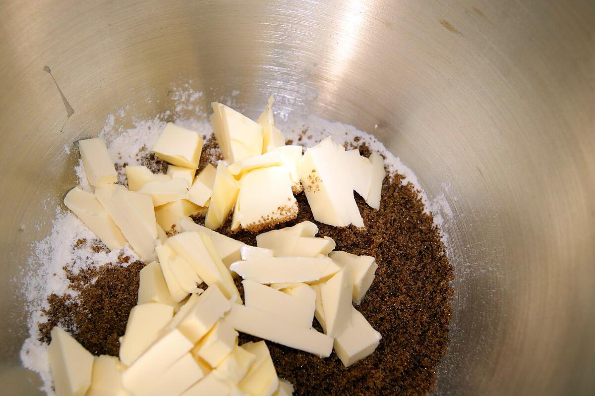 recette Biscuit aux raisins/vergeoise/caramel beurre salé