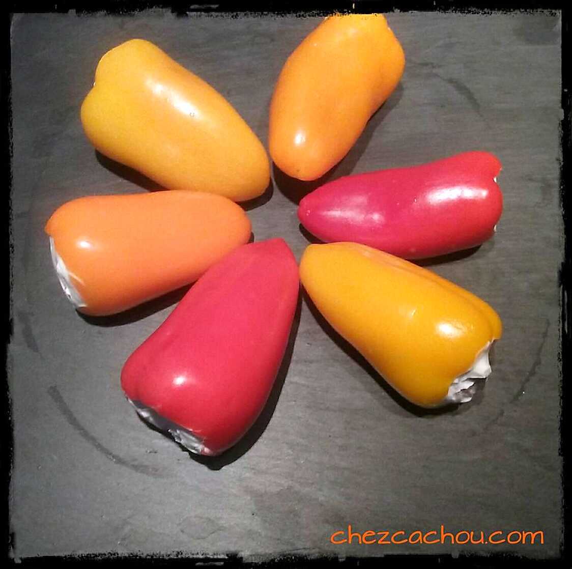 Recette de Mini poivrons farcis