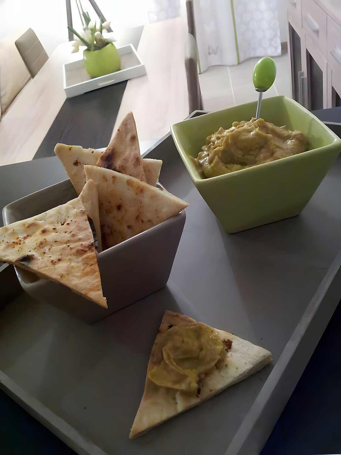 Recette de Chips de tortillas fait maison et son guacamole mexicain maison