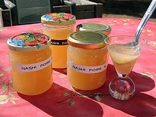 recette Confiture de nashis et poires