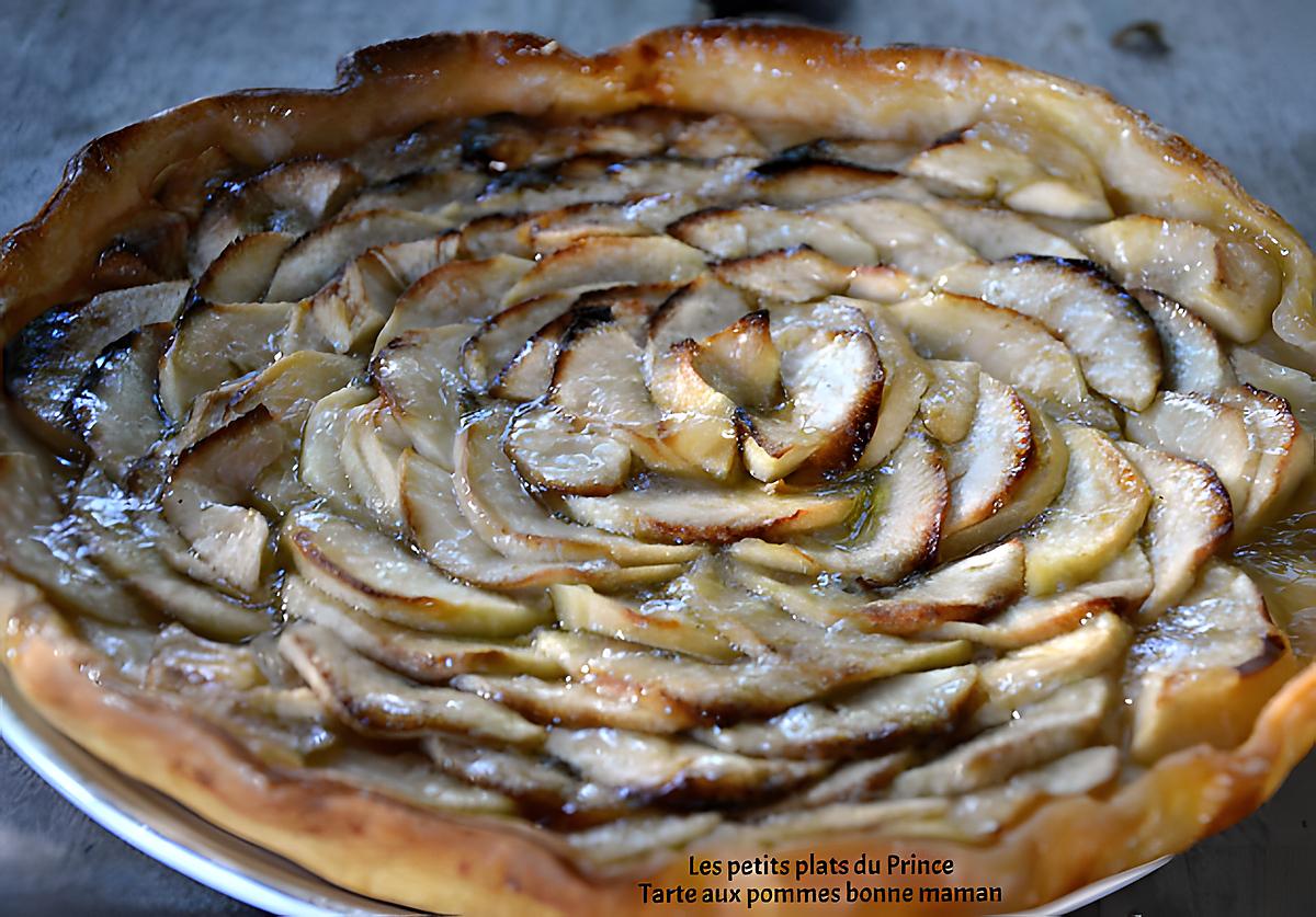 recette TARTE AUX POMMES BONNE MAMAN