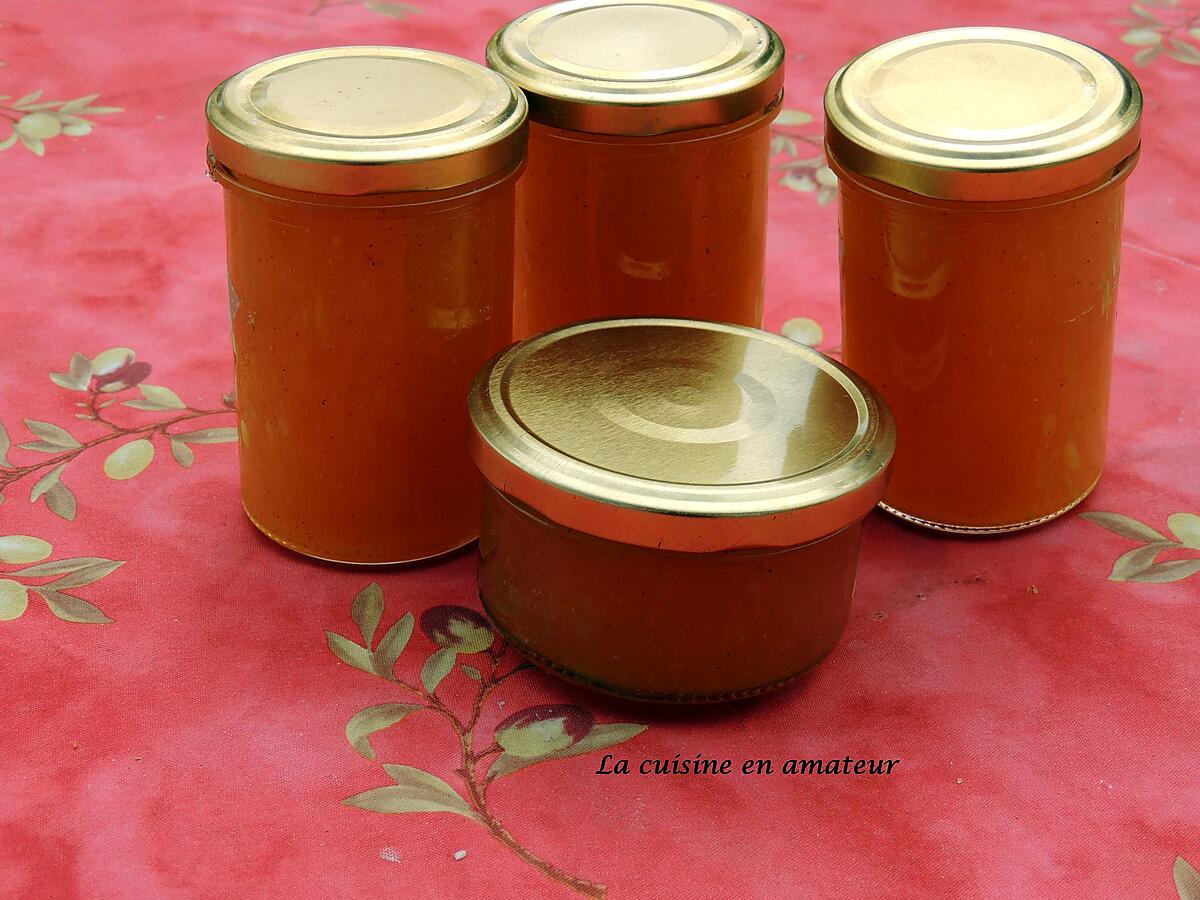 recette Confiture de pommes cannelle au micro-ondes