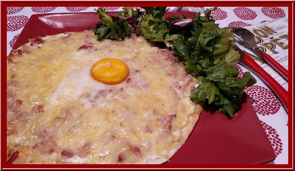 recette Wrap façon carbonara