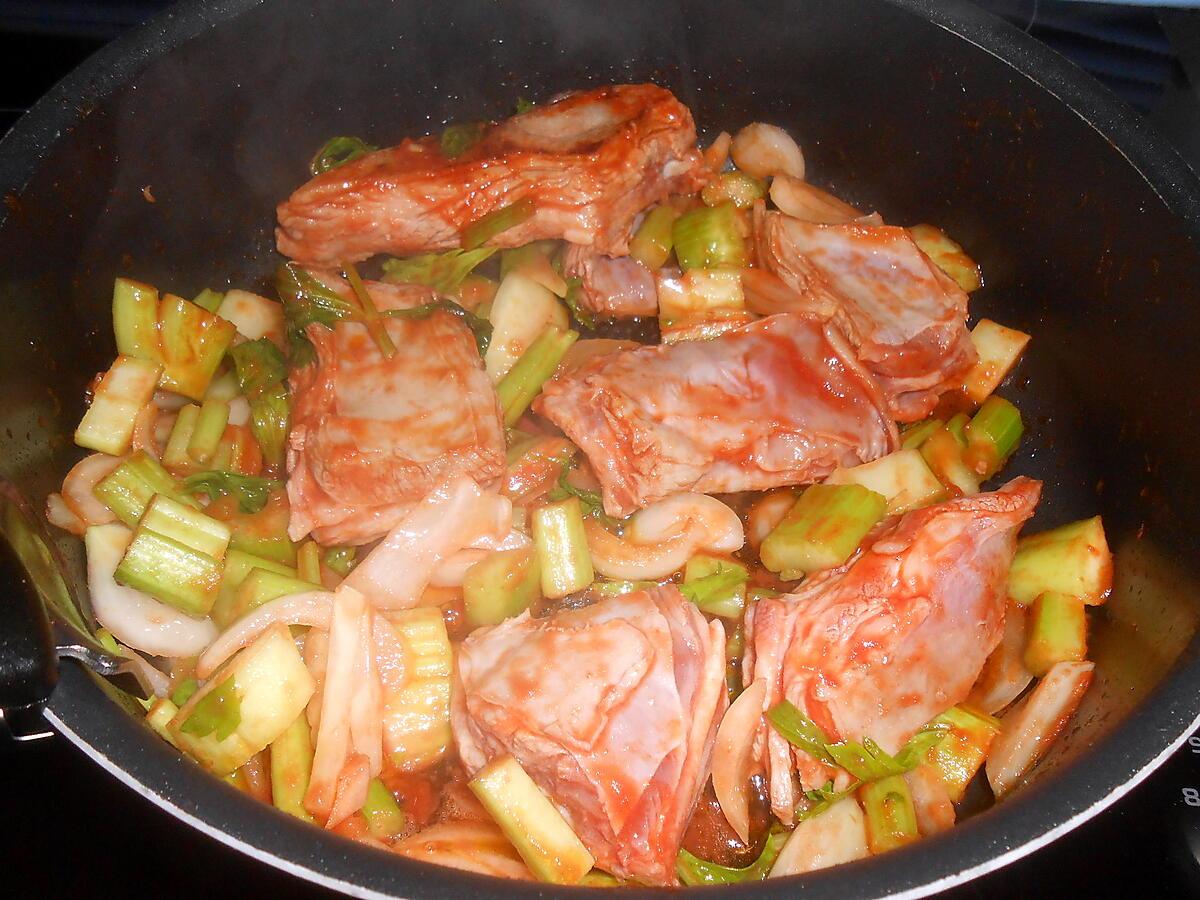 recette RAGOUT D'AGNEAU AUX PETITS POIS