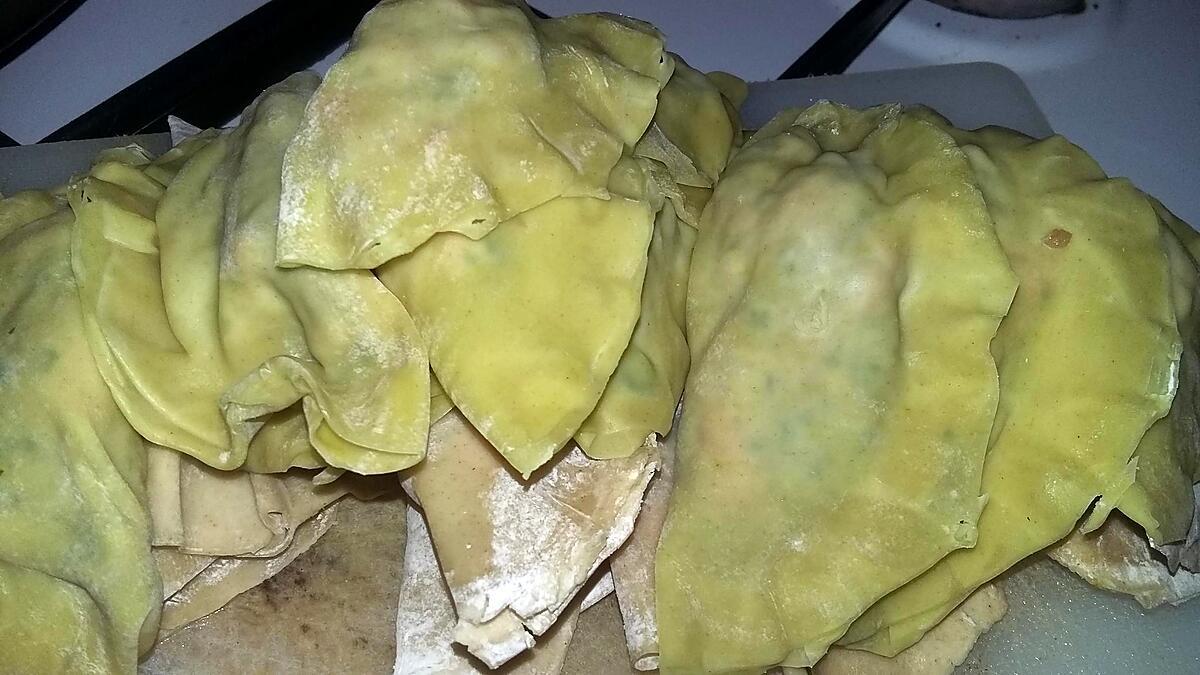 recette Raviolis au porc et au curry