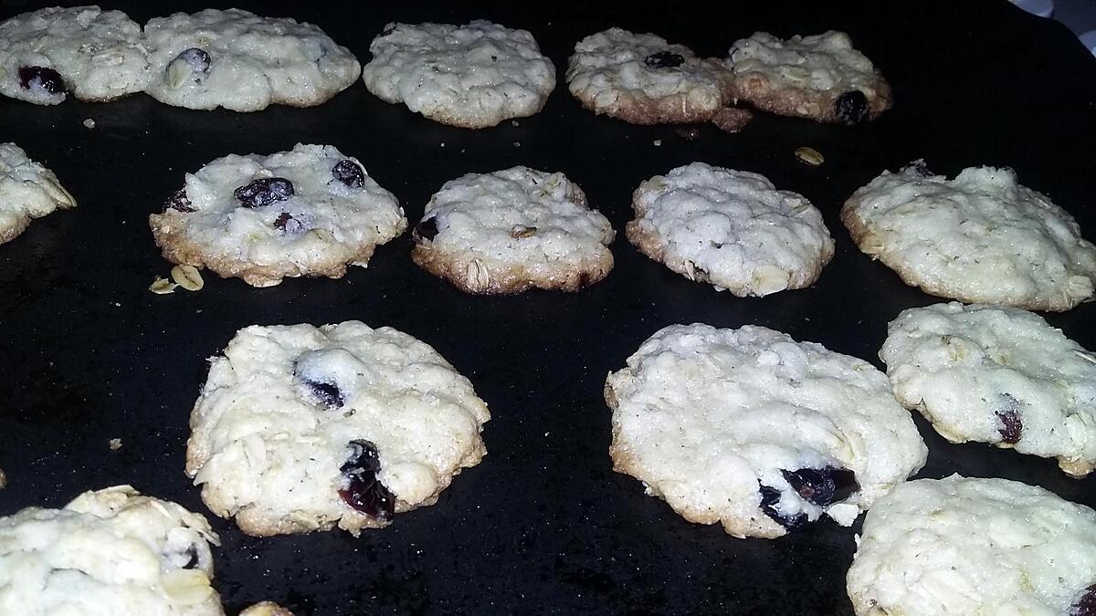 recette Cookies sans œufs a la banane et aux fruits secs