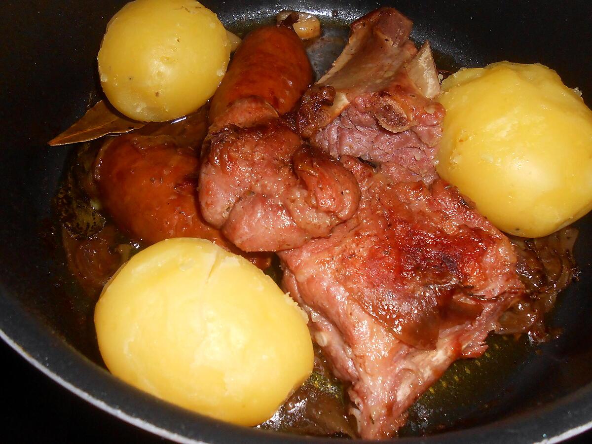 recette TRIO DE VIANDES BRAISEES ET CHOUCROUTE