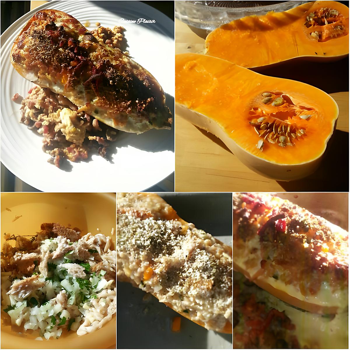 recette Butternut farci