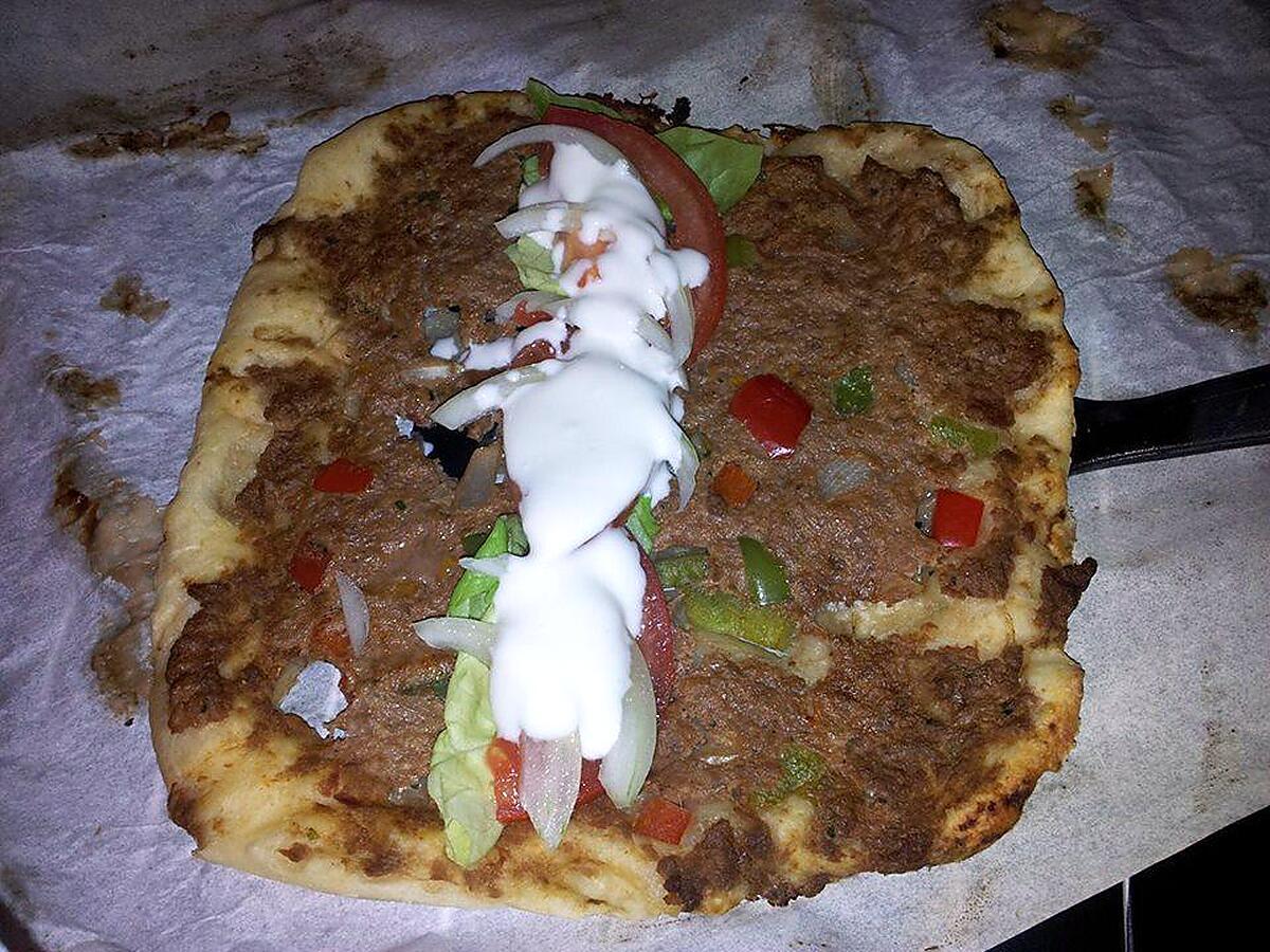 recette Pizza turque (lahmacun)