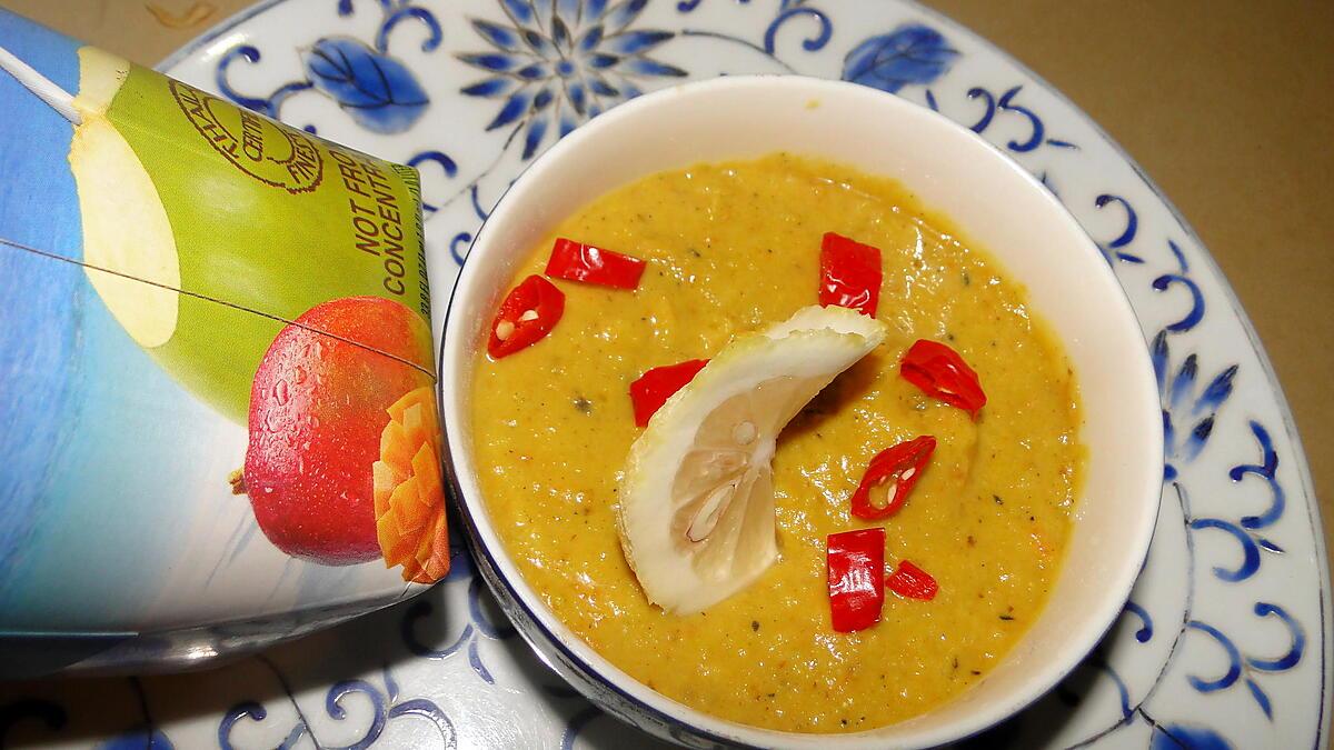 recette Velouté de chou-fleur au curry