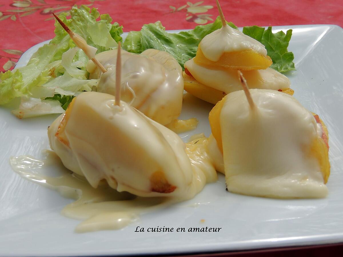 recette Croque pommes de terre à la coppa et raclette