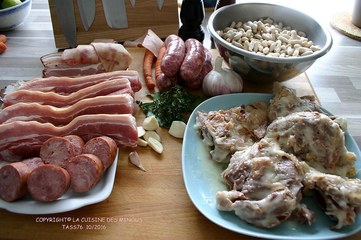 recette CASSOULET COMME A CASTELNAUDARY