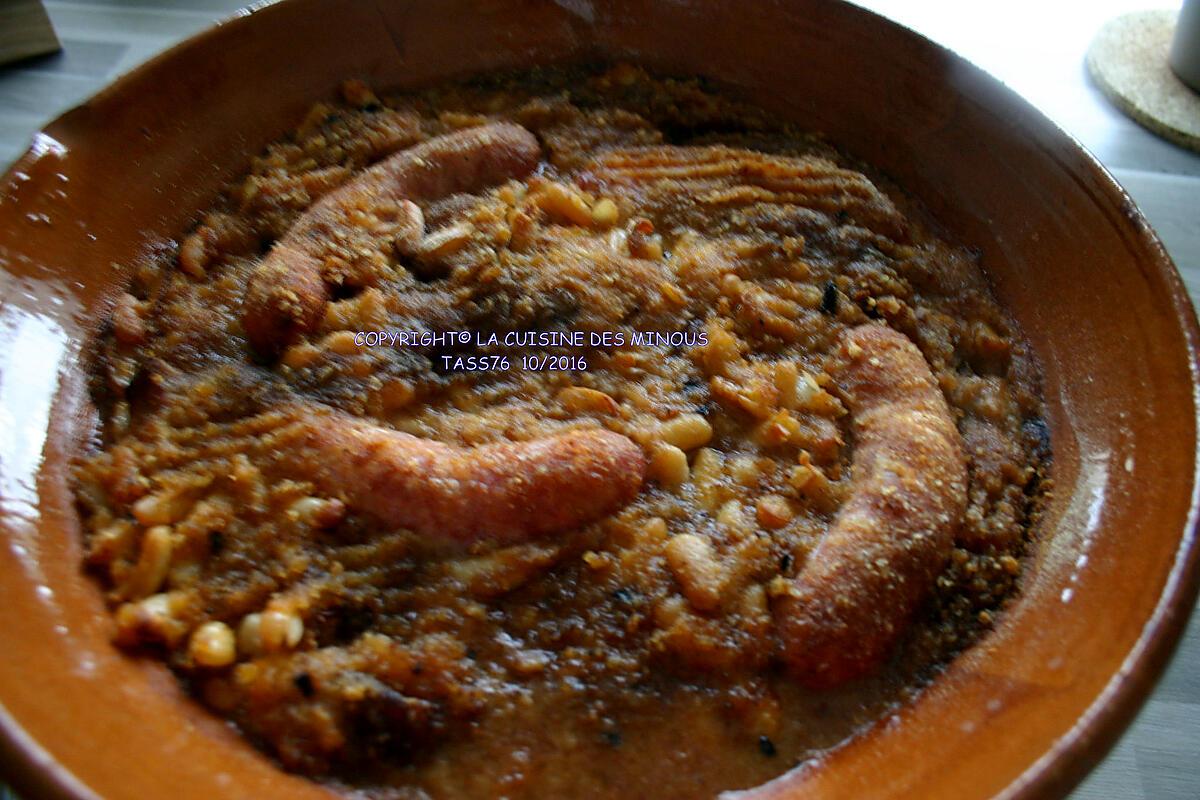 recette CASSOULET COMME A CASTELNAUDARY