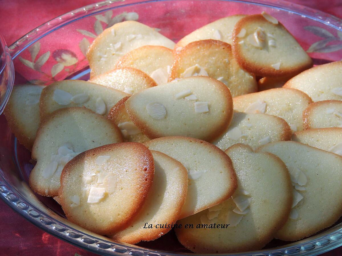 recette Tuiles aux amandes