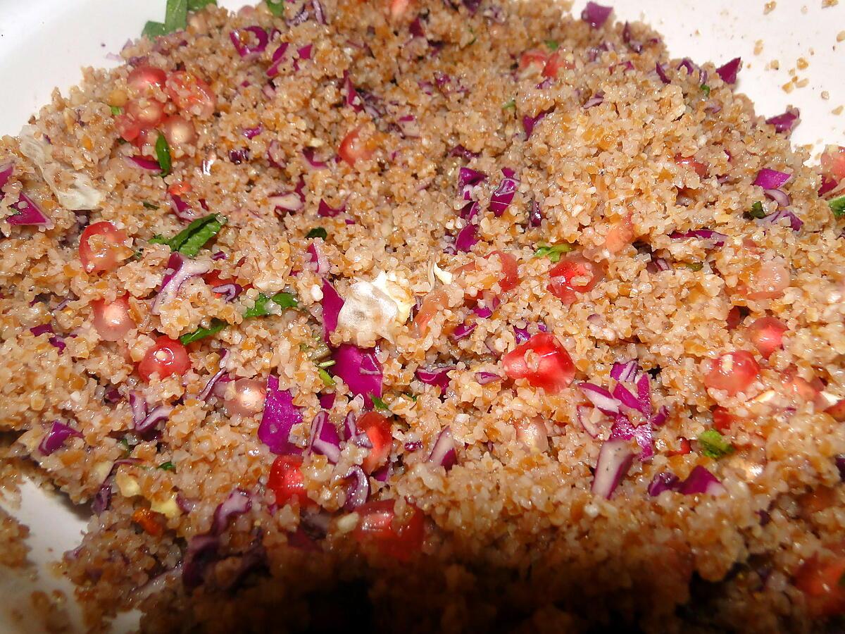 recette Bulgur (Burghul)  à la syrienne