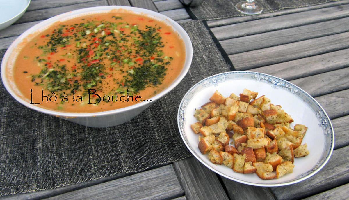 recette Gaspacho...