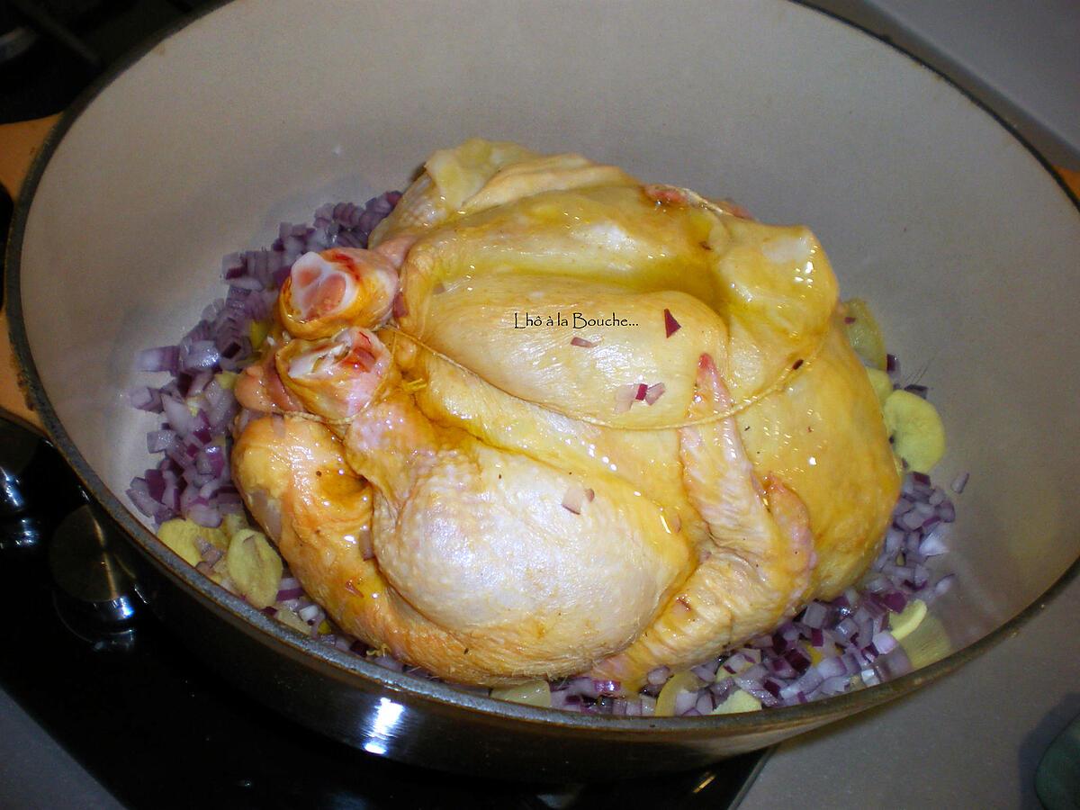 recette Tajine de Poulet au Citron confit/Gingembre…