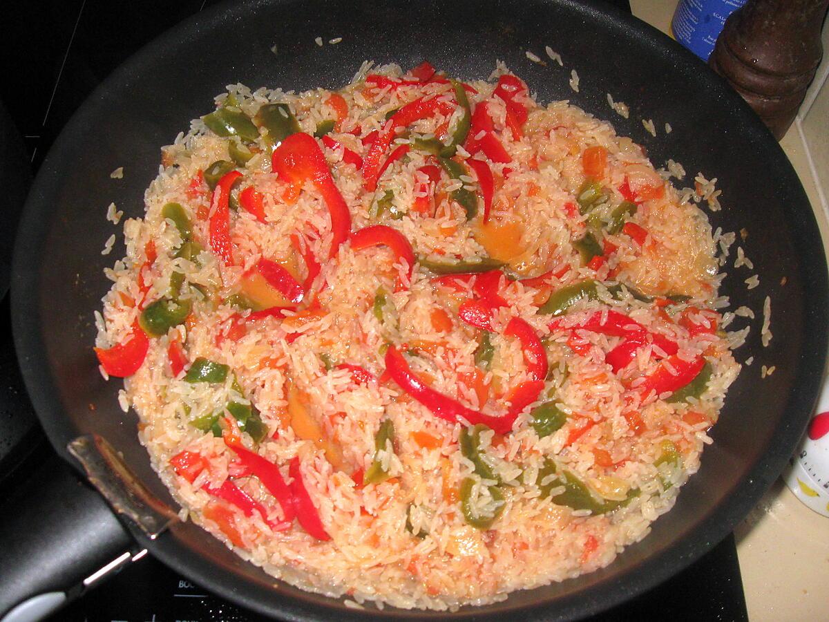recette Paella poulet, fruits de mer