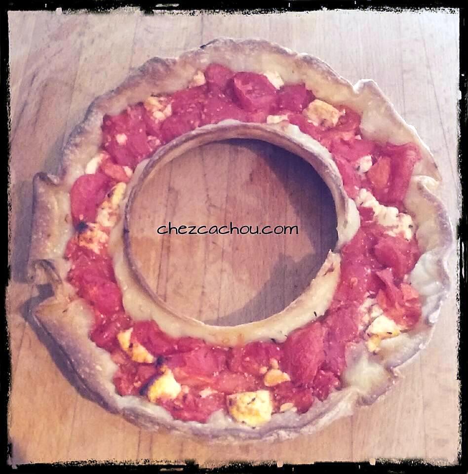 recette Couronne feuilletée à la tomate