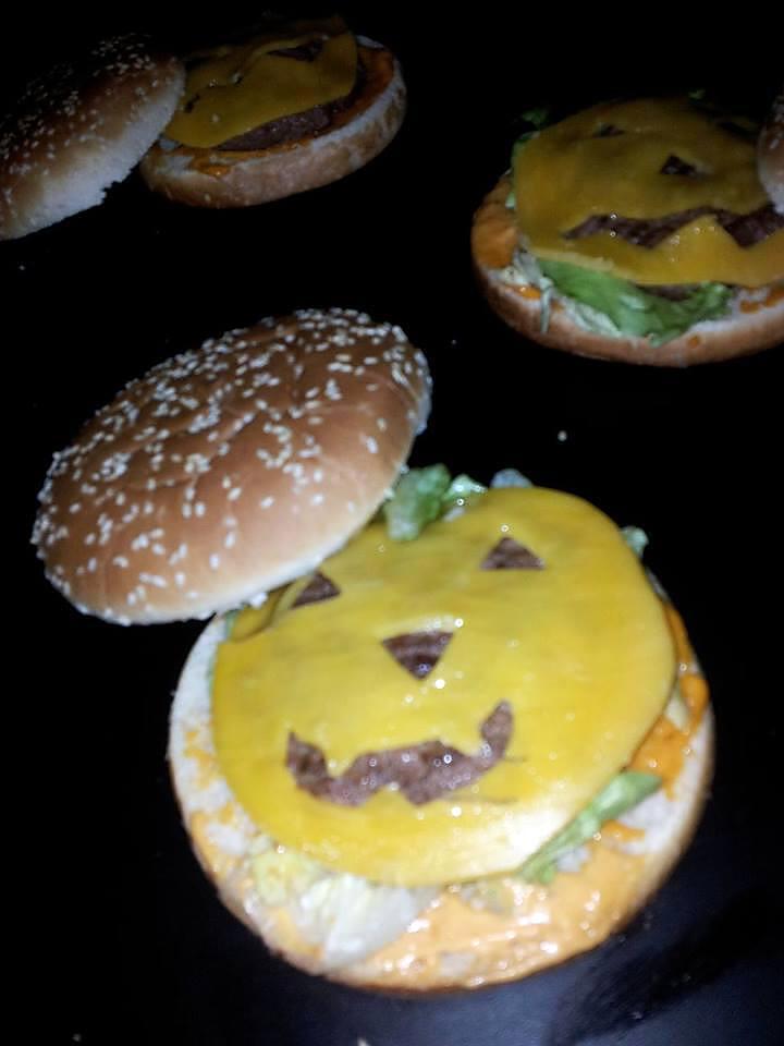 recette Hamburger citrouille d'hallowen