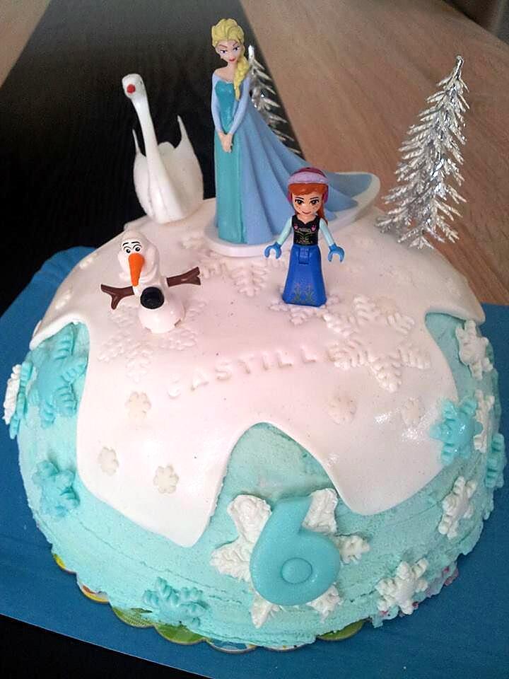 recette Gâteau d'Anniversaire La Reine des Neiges