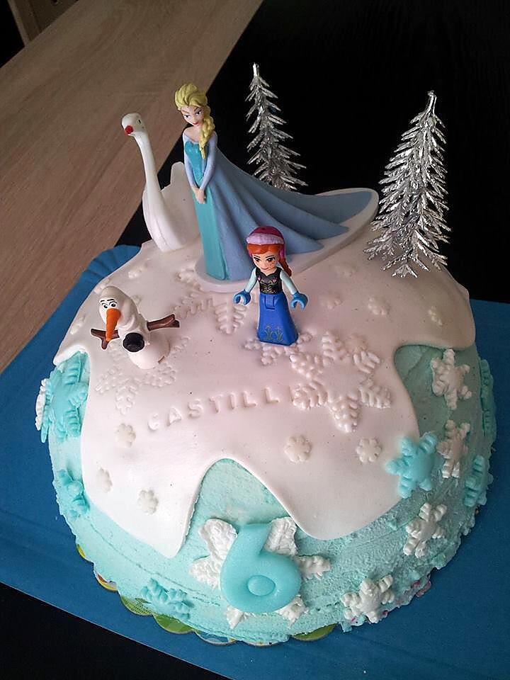 recette Gâteau d'Anniversaire La Reine des Neiges