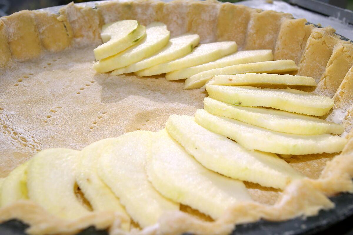 recette Tarte aux pommes à l'alsacienne