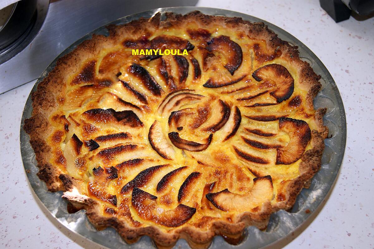 recette Tarte aux pommes à l'alsacienne