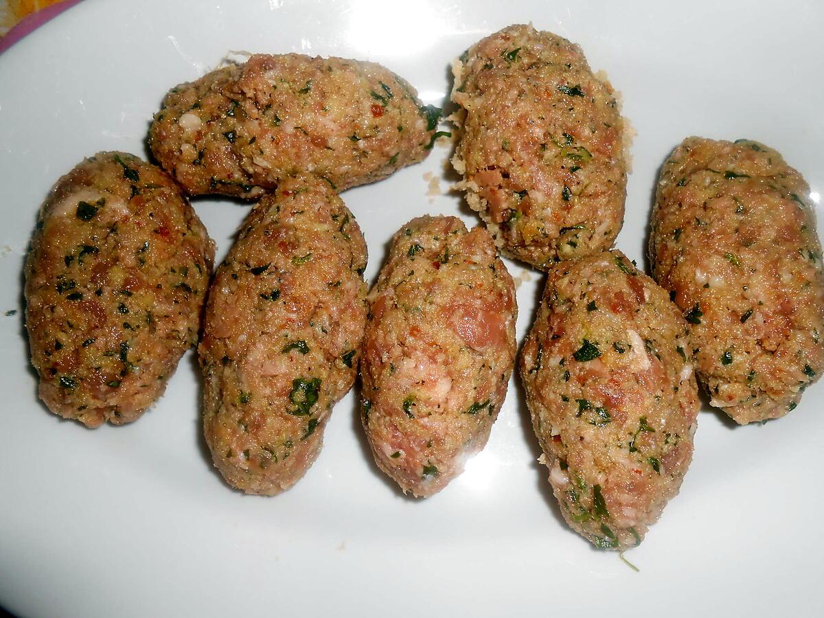 recette MONDEGHILI  (boulettes)