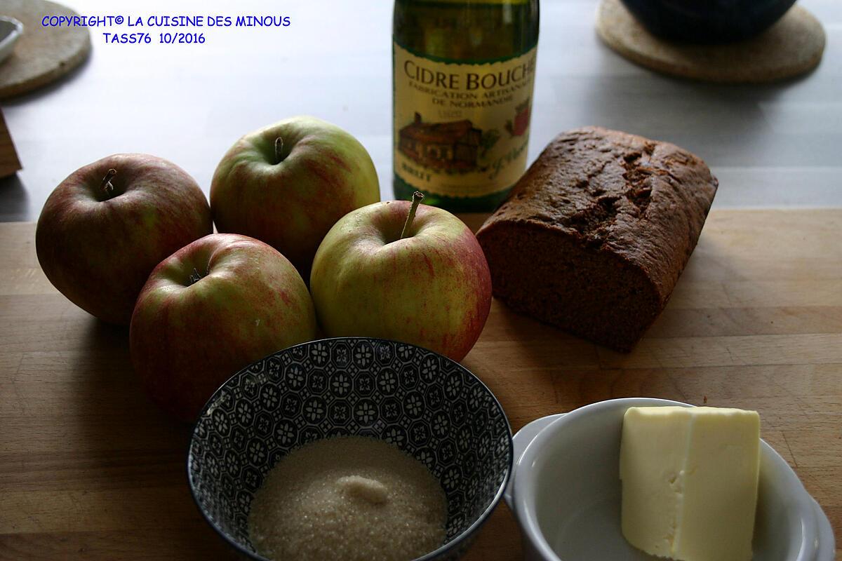 recette Pomme Rôtie au Pain d'Epices