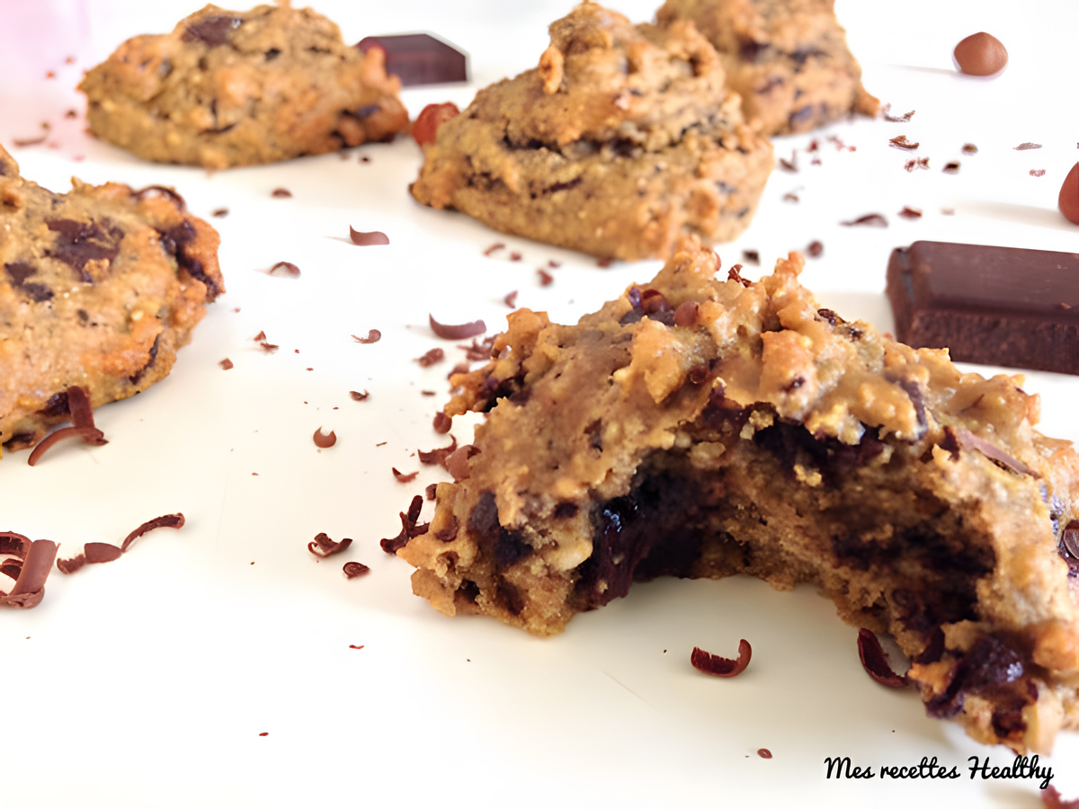 recette Biscuit aux noisettes et pépites de chocolat