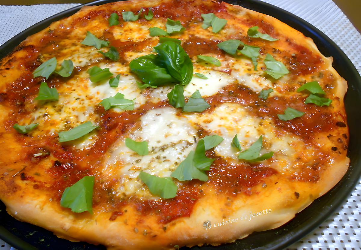 recette pizza margarita a ma façon