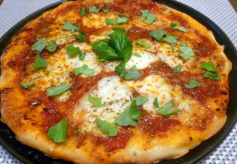 recette pizza margarita a ma façon