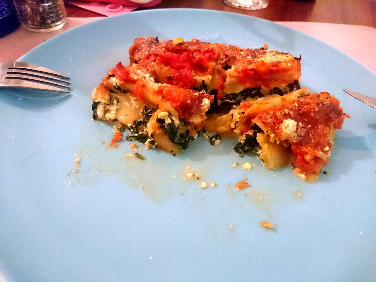 recette Cannelloni brousse/épinards