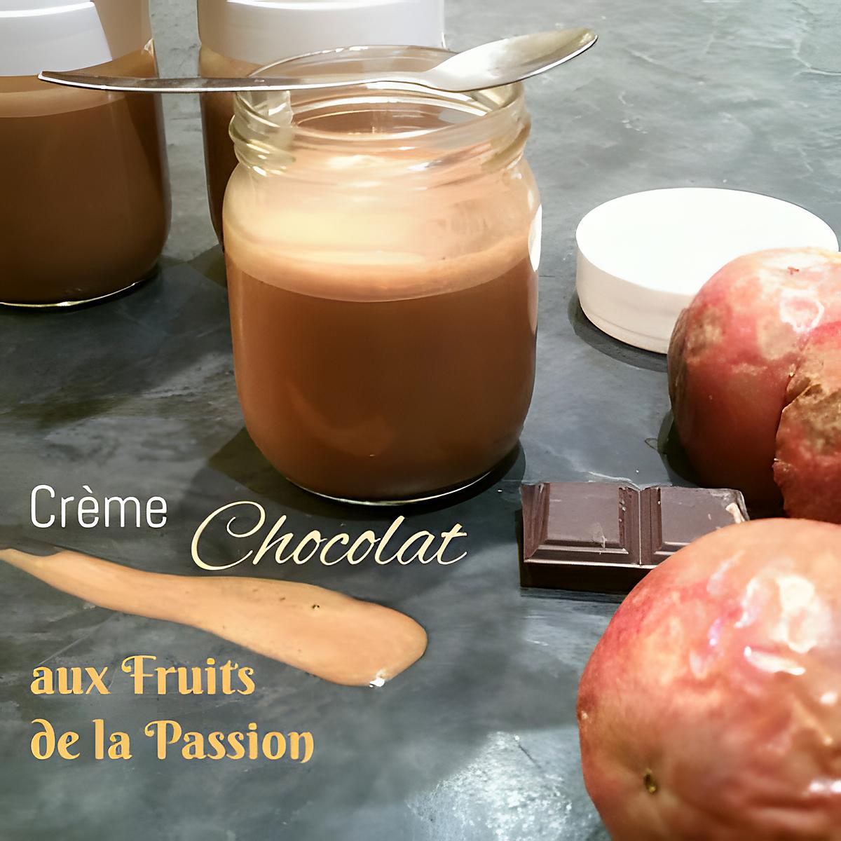 recette THERMOMIX: Crème Chocolat aux Fruits de la Passion