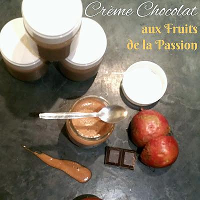 recette THERMOMIX: Crème Chocolat aux Fruits de la Passion