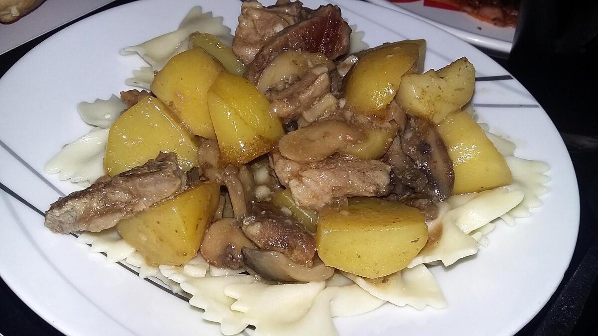 recette Ragoût d'échine de porc