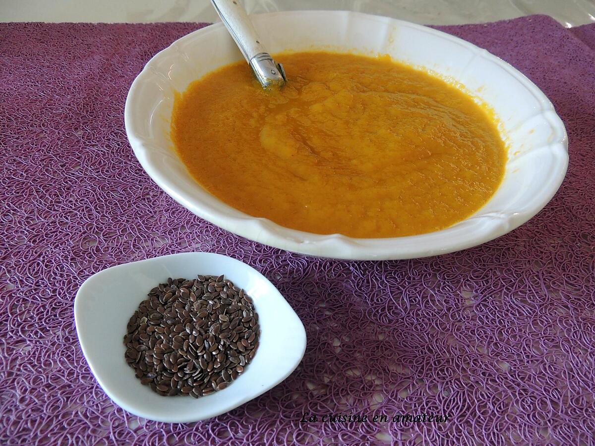 recette Soupe de carottes à l'orange