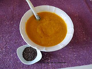 recette Soupe de carottes à l'orange